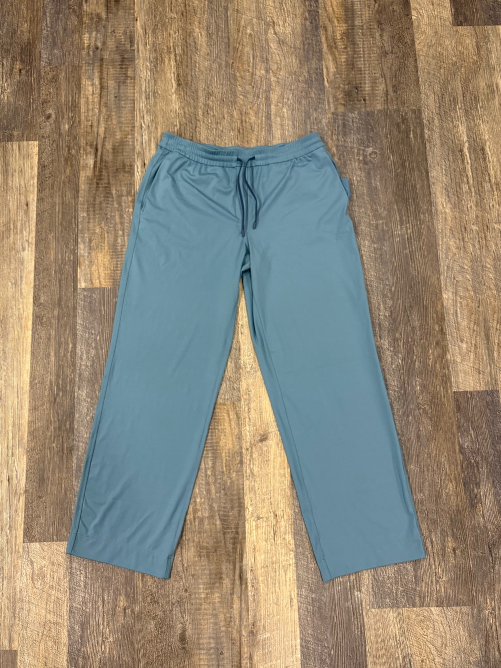 Lululemon Luxtreme Mid-Rise Straight-Leg Trouser Pants Water Drop Blue Large